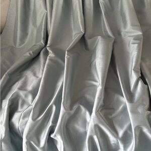 Luxurious Silver Satin Fabric for Home Decor